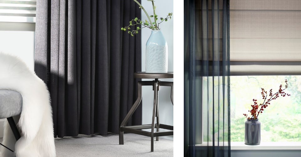 Het Elegante Zwarte Vouwgordijn: Een Tijdloze Aanwinst voor Uw Interieur